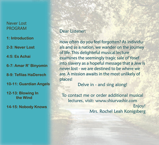 BR6 Never Lost: A Tribute to Yosef Hatzadik (PARSHA: Miketz/ Vayigash)