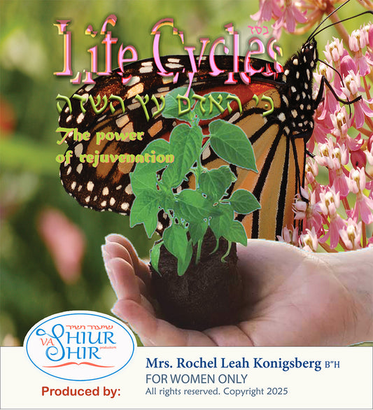 BR10 Life Cycles: The power of rejuvenation (TU B'SHVAT/ BRACHOS)