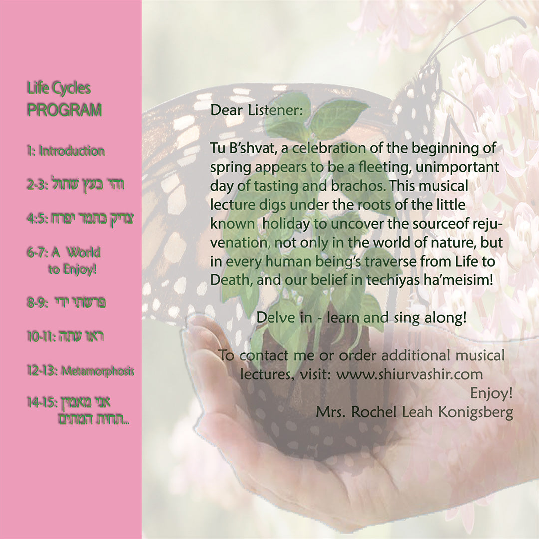 BR10 Life Cycles: The power of rejuvenation (TU B'SHVAT/ BRACHOS)