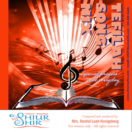 15 Jewish prayers commonly said  put to original music.